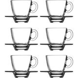 Aqua Cam Kahve - Espresso Fincan Takımı 6 Kişilik 72 cc - 95756