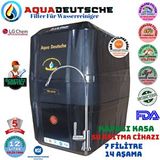 Aqua Deustche Aqua Deutsche Montaj Dahil Siyah Renk 12 Litre 14 Aşama 7 Filitre Alkali Ve Mineralli Ters Ozmoz Su Aritma Cihazi. Siyah
