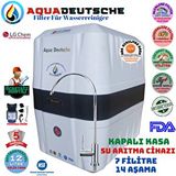 Aqua Deustche Aqua Deutsche Plus Beyaz-siyah 12 Litre 7 Filitre 14 Aşama Pompali Ücretsiz Montajli Su Aritma Cihazi Beyaz-Siyah