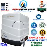 Aqua Deustche Aqua Deutsche Pompali Montaj Dahil Kapali Kasa Su Aritma Cihazi 12 Litre 7 Filitre 14 Aşama Beyaz