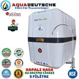 Aqua Deustche Aqua Deutsche Premium Beyaz Siyahrenk.ücretsiz Montaj. 8 Litre. Gümüş İyon Tatlandiricili Su Arıtma Cihazı