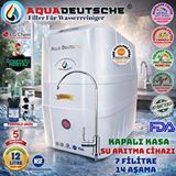 Aqua Deustche Aqua Deutsche Premium Full Beyaz Ücretsiz Montaj ve Pompali 12 Litre 7 Filtre 14 Aşama Su Aritma Cihazi