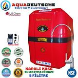 Aqua Deustche Aqua Deutsche Premium Kırmızı-siyah Renk. 8 Litre. Gümüş İyon Tatlandiricili Su Arıtma Cihazı