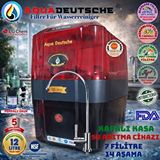 Aqua Deustche Aqua Deutsche Premium Şefaf Kirmizi Siyah Pompali 12 Litre 7 Filtre 14 Aşama Su Aritma Cihazi