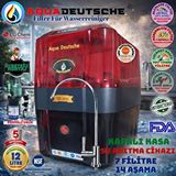 Aqua Deustche Aqua Deutsche Premium Şefaf Kirmizi Siyah Ücretsiz Montaj ve Pompali 12 Litre 7 Filtre 14 Aşama Su Aritma Cihazi