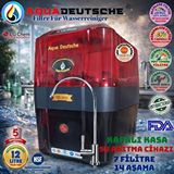 Aqua Deustche Aqua Deutsche Şefaf Kirmizi Siyah 12 Litre 7 Filtre 14 Aşama Su Aritma Cihazi BEYAZ
