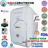 Aqua Deutsche Beyaz Pompalı Montaj Dahil12 Litre 7 Filtre 14 Aşama Su Arıtma Cihazı