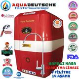 Aqua Deutsche Kırmızı Beyaz Montaj Dahil 12 Litre 7 Filtre 14 Aşama Su Arıtma Cihazı
