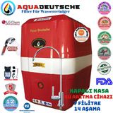 Aqua Deutsche Kırmızı Beyaz Pompalı 12 Litre 7 Filtre 14 Aşama Su Arıtma Cihazı