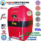 Aqua Deutsche Kırmızı Siyah Pompalı 12 Litre 7 Filtre 14 Aşama Su Arıtma Cihazı