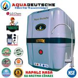 Aqua Deutsche Premıum Gri Siyah Pompalı Montaj Dahil 8 Litre 5 Filtre 10 Aşama Su Arıtma Cihazı