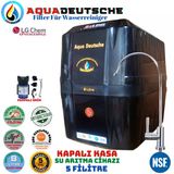 Aqua Deutsche Premıum Siyah Pompalı 8 Litre 5 Filtre 10 Aşama Su Arıtma Cihazı