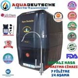 Aqua Deutsche Siyah Pompalı 12 Litre 7 Filtre 14 Aşama Su Arıtma Cihazı
