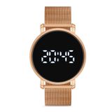Aqua Di Polo 1987 Apwg026103 Kadın Rose Gold Hasır Dijital Led Kol Saati