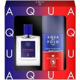 Aqua di Polo 1987 Gran Paradiso Sport 50 ml Erkek EDP Parfüm ve Deodorant Seti STCC000333