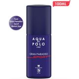 Aqua Di Polo 1987 Gran Paradiso Sport EDP Erkek Parfüm 100ml Metal Şişe| Aromatik, Fujer