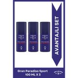 Aqua Di Polo 1987 Gran Paradiso Sport Edp Erkek Parfüm Seti 100 Ml 3 Adet | Narenciye, Odunsu | Deniz Notaları
