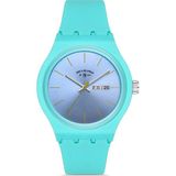 Aqua Di Polo 1987 Mavi Unisex Silikon Kol Saati - Yeşil