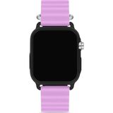 Aqua Di Polo 1987 Mor Silikon Unisex Dijital Led Kol Saati