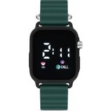 Aqua Di Polo 1987 Yeşil Slikon Unisex Dijital Led Kol Saati