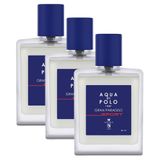 Aqua Di Polo STCC021160 1987 Gran Paradiso Sport 50 ml Edp 3'lü Erkek Parfüm Seti