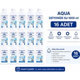 Aqua Distile Su 1000 ml 16 Adet
