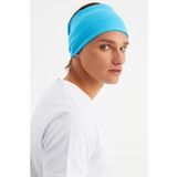 Aqua Erkek Pamuklu Penye, Kaymaz, Ultra Hafif, Spor Geniş Saç Bandı Bandana Buff