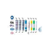 AQUA FLY 12" Inline 8li Takım Alkali Mineral Infrare Su Arıtma Filtresi Kapalı Kasa Cihaz Uyumlu