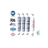 AQUA FLY ( Membransız ) 12" Inline 4lü Su Arıtma Filtresi Kapalı Kasa Cihaz Uyumlu