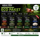 Aqua Food Eco Karides Yem Paketi 125 G 4 Premium Yem + 25 G Shrimp Mineral Hediyeli
