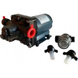 Aqua Forza Aquaforza 12 Volt 11.6 Litre/dk Su Pompası Tekne ve Karavan İçin Hafif ve Taşınabilir Özellik - Siyah