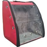Aqua Home Deri Astronot Kedi Taşıma Çantası 38X27X34CM - Kırmızı