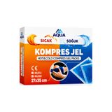 Aqua Karvel Medikal Sıcak Soğuk Termo Jel Kompres Buz Jel Termojel 27 X 35 Cm Büyük Boy