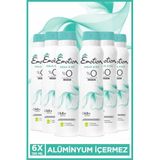 Aqua Kiss Kadın Vegan Deodorant 6x150ml Hızlı Kurur, Leke Bırakmaz