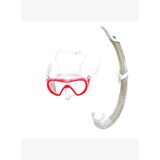 Aqua Lung Visionflex Midi Kırmızı Şnorkel Set