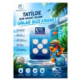 Aqua Magic Balık Tatil Yemi - Beşli Paket - Ekstra Protein - Yavaş Salınım - Uzun Süreli Beslenme - Balıklarınız Güvende Kalır