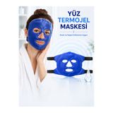 Aqua Med Termojel Maskesi Soğuk Sıcak Yüz Maskesi Göz Altı Morluk Baş Ağrısı Stres Siyah Nokta Azaltıcı Canlandırıcı Detoks Kompres Estetik Sonrası Şişlik Dinlendirici Maske