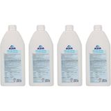 Aqua Oksijenli Su 1 lt - 4 Adet Alkollü Sıvı Dezenfektan Özelliği ile Güçlü Temizlik