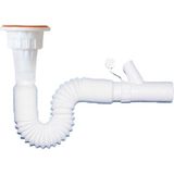 Aqua Rekorlu Körüklü Lavabo Sifonu Tahliyeli