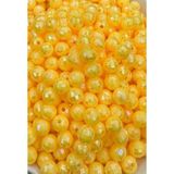 Aqua Sazan Boncuğu 10 mm Sarı Disco Kristal Dünya Parlak Janjanlı Balıkçı Boncuk 20 Adet Yellow Carp Fish Sazan Yemi Disko Boncuk