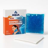AQUA Sıcak Soğuk Kompres Jel, Çift Yönlü Terapi Paketi, 13x13 cm, CE Sertifikalı, Tekrar Kullanılabilir (13x13)