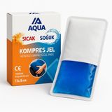 AQUA Sıcak Soğuk Kompres Jel, Çift Yönlü Terapi Paketi, 13x20 cm, CE Sertifikalı, Tekrar Kullanılabilir (13x20)