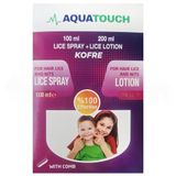 Aqua Touch Kofre Bit Sprey 100 ml + Şampuan 200 ml + Metal Tarak