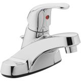 Aqua Vista 30-B410-AV Tek Saplı Banyo Bataryası | 1.2 GPM Akış, 3 Delikli, Düşük Ark Emzik, Yıkayıcısız Kartuş, Metal İnşaat, Güverte Montajı, Açılır Tahliye