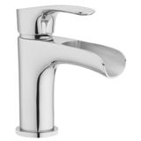 Aqua Vista H07L-412-AV-CH Banyo Lavabo Bataryası, Şelale Tek Kolu Krom