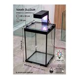 Aqua Yeni nesil 20 x 20 x 30 armatürlü nano akvaryum Beta house