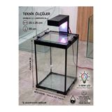 Aqua Yeni nesil 25*25*35 armatürlü Nano akvaryum Beta house