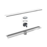 Aqua Zone Aquazone 40 cm Klasik Seri Paslanmaz Çelik Çerçeveli ve Izgaralı, Kaynaksız Tek Parça, Duş Kanalı 260421114