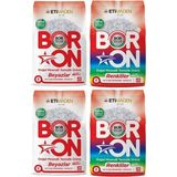 AQUABOR Boron Çamaşır Makinesi Deterjanı Renkliler Için Toz 8 kg Beyazlar Için Toz 8 kg