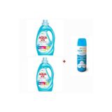 Aquabor Doğal Mineralli Renkliler Için Sivi Çamaşir Deterjani Sivi 2 * 2.15L 66 Yikama+ Dezenfektan